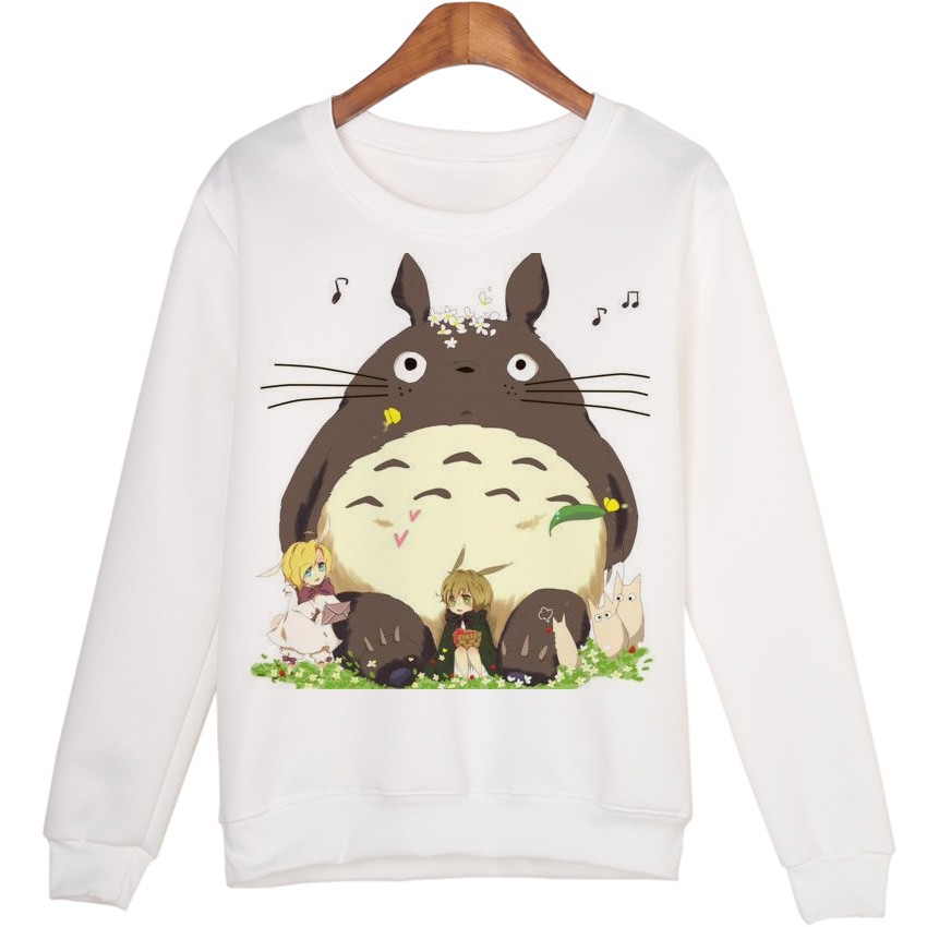 Totoro Winter Hoodies Funny Cute