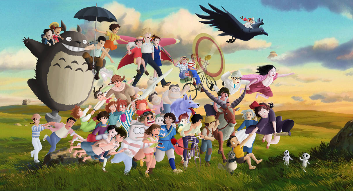 Studio Ghibli Characters By Ficklestix D846q1x Pre