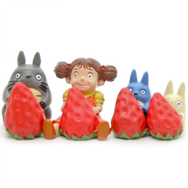 DIY Strawberry My Neighbor Totoro Figurines
