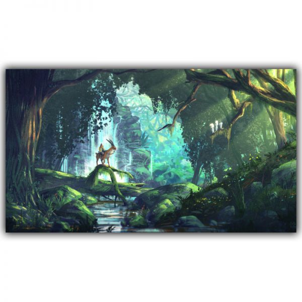 Princess Mononoke In The Forest Poster