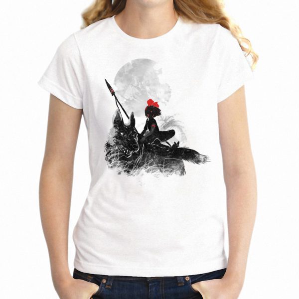 Black Princess Mononoke Women's T-shirt