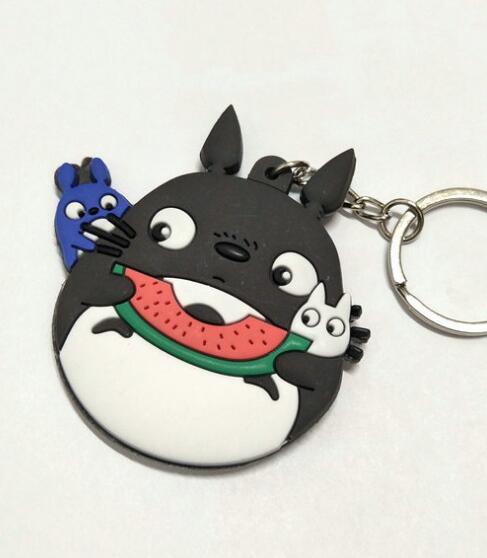 Totoro Eat Watermelon Keychain