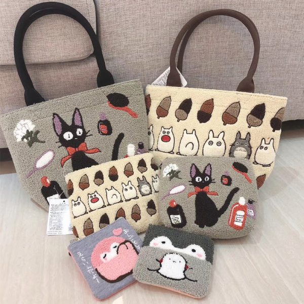 Cute Totoro & Kiki's Delivery Service Bag