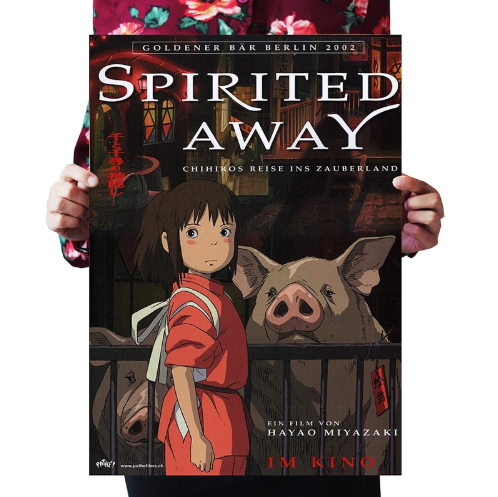 Japanese Anime Movie Spirited Away Poster