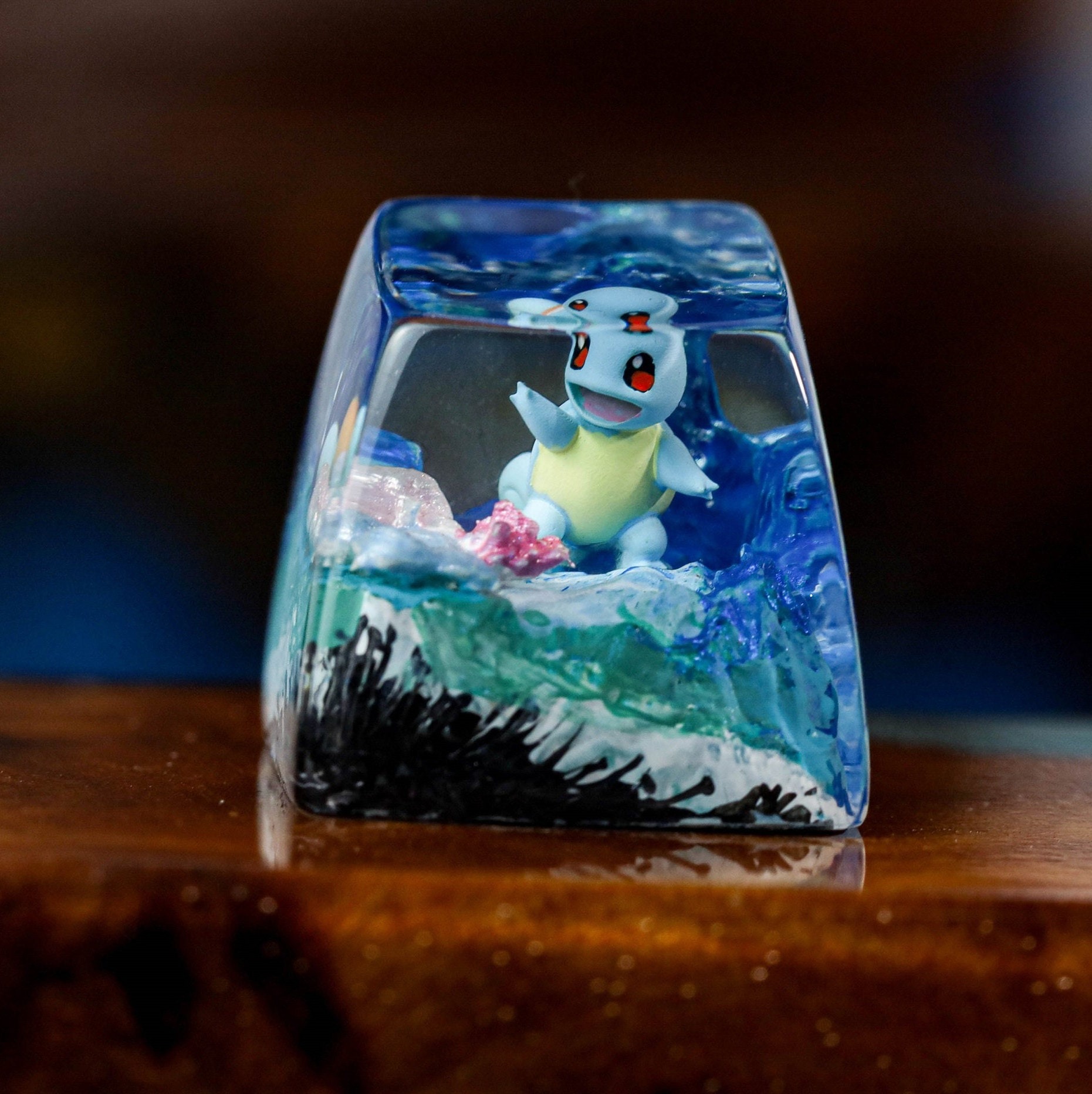 Squirtle Resin Pokemon 3D Keycaps